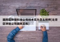 国网区块链科技公司技术实力怎么样啊[北京区块链公司国网王栋]